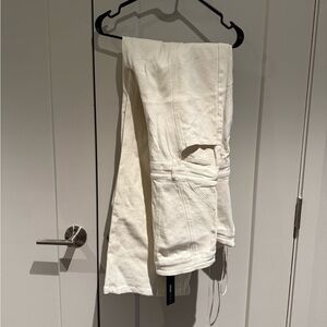 Women's White Straight Leg Pants